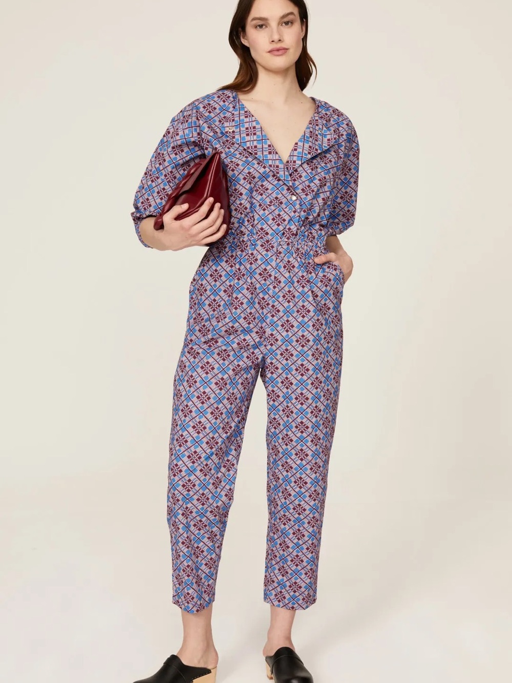 Rachel Comey Holt Jumpsuit in Picnic Plaid